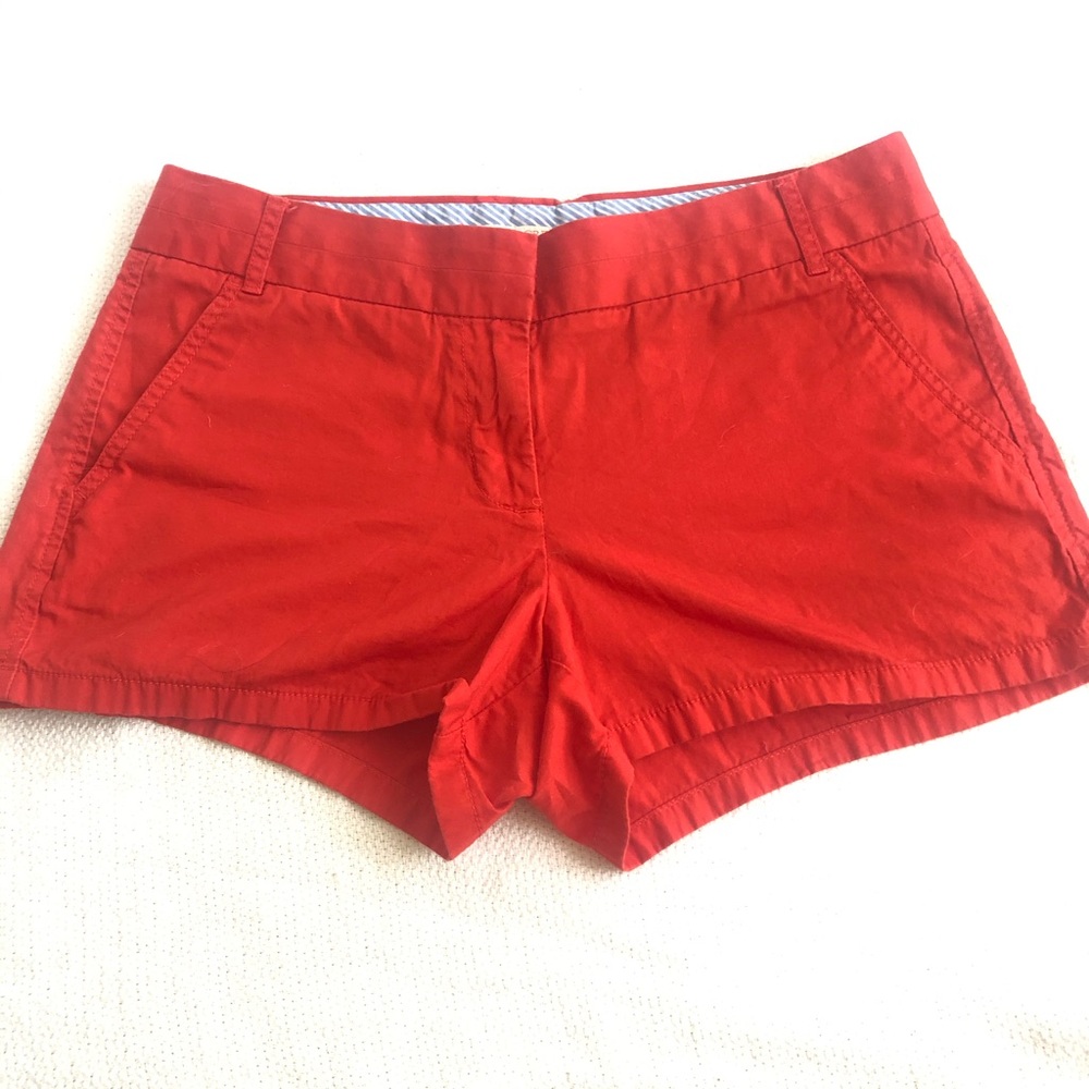 ❤️cherry red Jcrew shorts ❤️